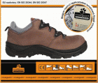 TRAP (02) nubukbőr munkavédelmi cipő, munkacipő, trekking fazon, kényelmes talpbélés, kapli nélkül LEP74